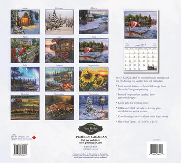 PINE RIDGE ART - CALENDRIER GREAT OUTDOORS 2027