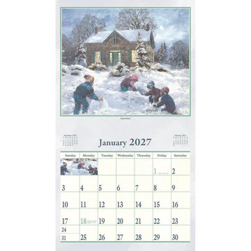 PINE RIDGE ART - CALENDRIER HOMESTEAD 2027