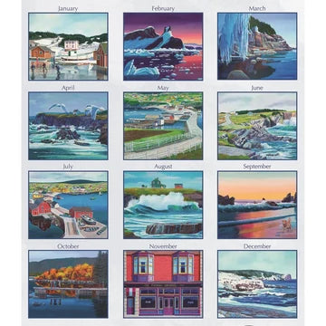 PINE RIDGE ART - AGENDA MENSUEL "NEWFOUNDLAND"2027