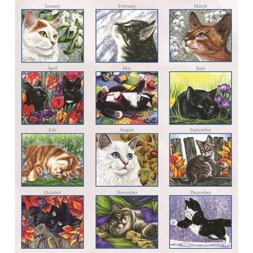 PINE RIDGE ART - AGENDA MENSUEL "THE CAT'S MEOW "2027