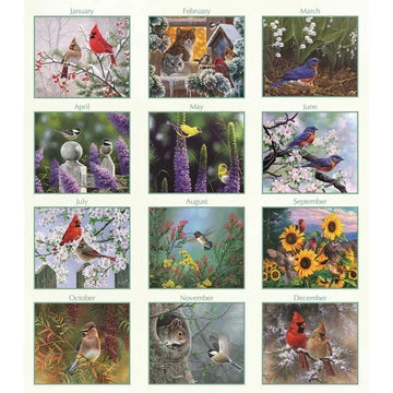 PINE RIDGE ART - AGENDA MENSUEL "BIRD OF FEATHER" 2027