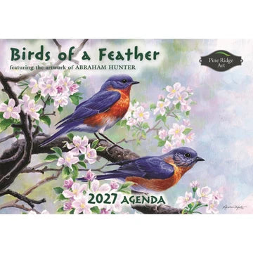 PINE RIDGE ART - AGENDA MENSUEL "BIRD OF FEATHER" 2027