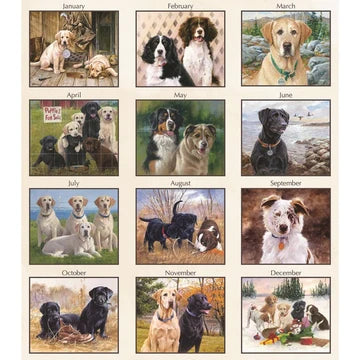 PINE RIDGE ART - AGENDA MENSUEL "MUST LOVE DOGS" 2027
