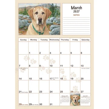 PINE RIDGE ART - AGENDA MENSUEL "MUST LOVE DOGS" 2027