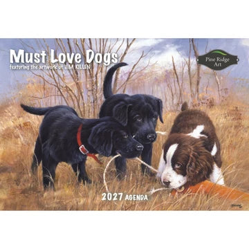 PINE RIDGE ART - AGENDA MENSUEL "MUST LOVE DOGS" 2027