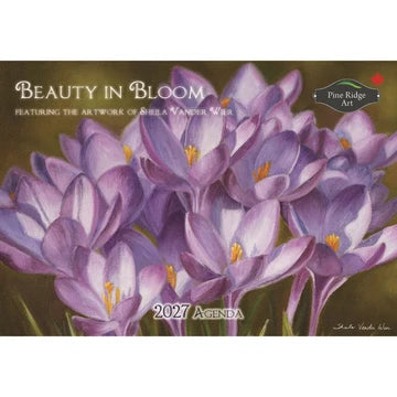 PINE RIDGE ART - AGENDA MENSUEL "BEAUTY IN BLOOM" 2027