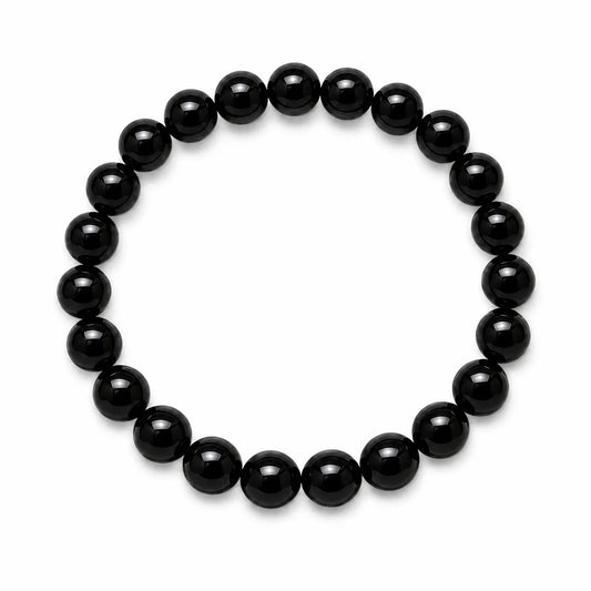BRACELET PIERRE PRECIEUSE OBSIDIENNE NOIR