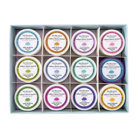 RELAXUS - BOMBE VAPEUR DOUCHE BIEN-ETRE 12PCS