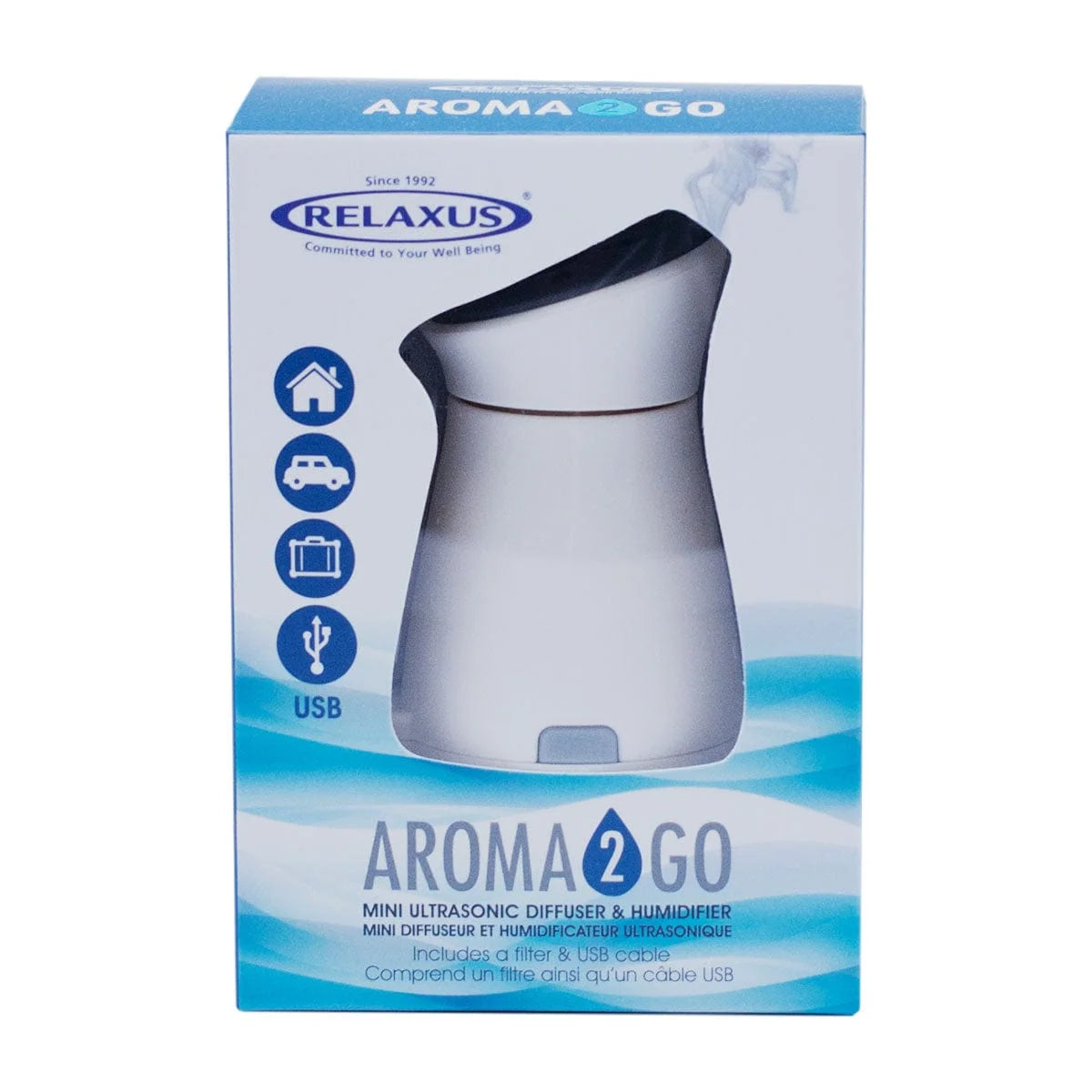 MINI DIFFUSEUR HUILE ESSENTIEL  "AROMA2GO"