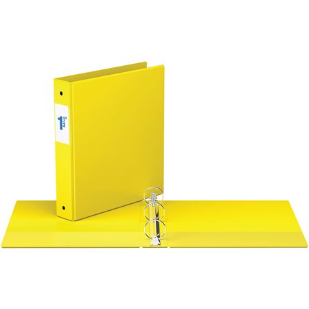RELIURE INDUSTRIELLE 1-1/2" ANNEAUX ROND - JAUNE