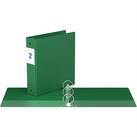 RELIURE INDUSTRIELLE  2" ANNEAUX ROND - VERT