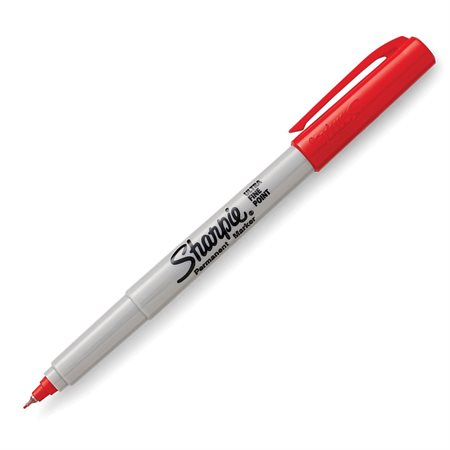 MARQUEUR PERMANENT SHARPIE - ULTRA-FIN ROUGE