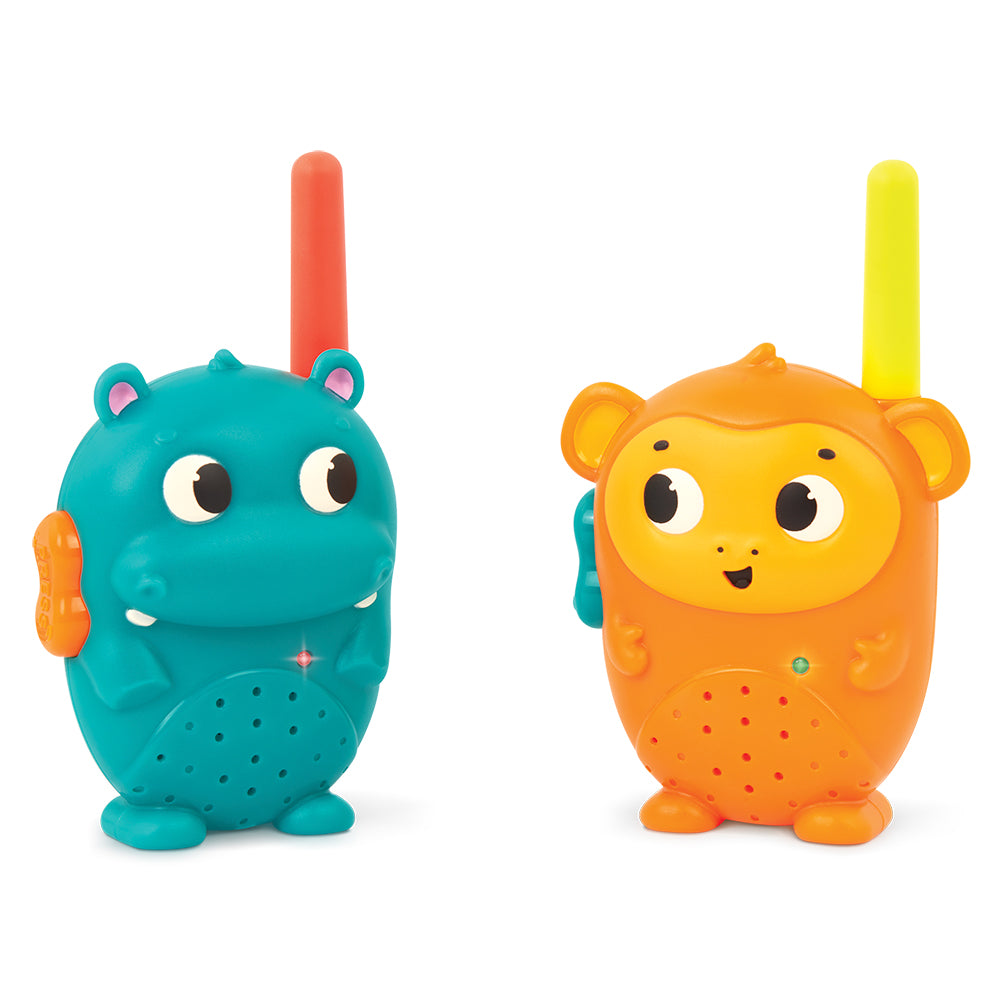 B.TOYS - ENSEMBLE "WALKIE TALKIES" HIPPO & SINGE