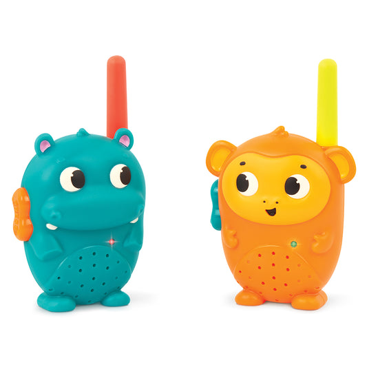 B.TOYS - ENSEMBLE "WALKIE TALKIES" HIPPO & SINGE