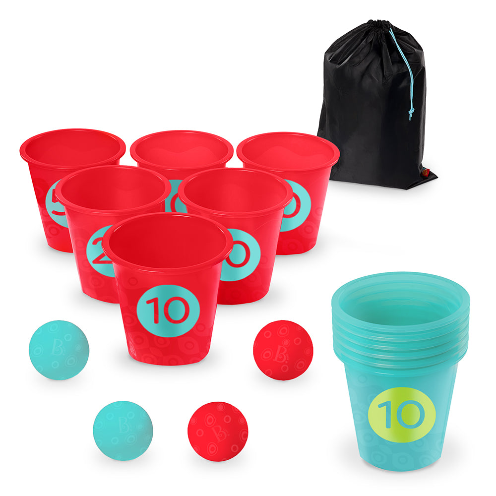 B.TOYS - SEAUX EMBOITABLES JEU DE LANCER 2 EN 1 17MCX