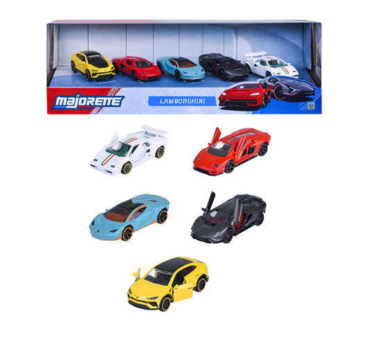 MAJORETTE - COFFRET LAMBORGHINI 5PCS