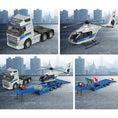 Charger l'image dans la visionneuse de la galerie, MAJORETTE - CAMION VOLVO + HELICOPTERE DE POLICE
