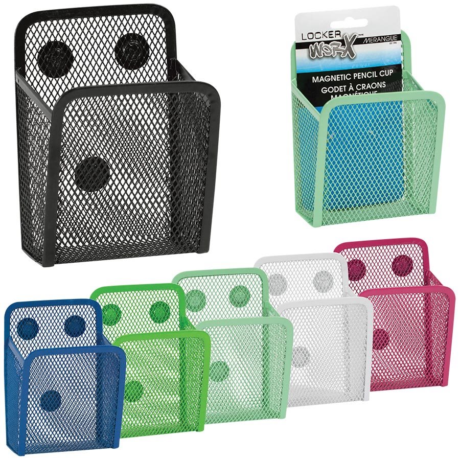 SCOLAIRE PAPETERIE - Pot à crayons magnétique Locker WorX™