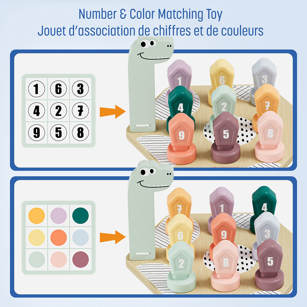 TOP BRIGHT - DINO TWIST COULEUR ET CHIFFRE