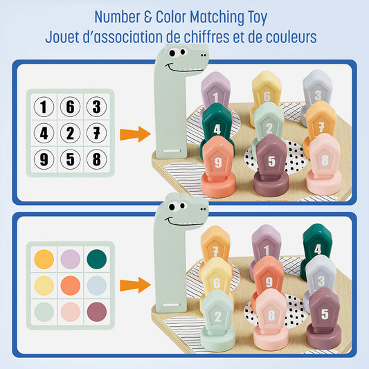 TOP BRIGHT - DINO TWIST COULEUR ET CHIFFRE