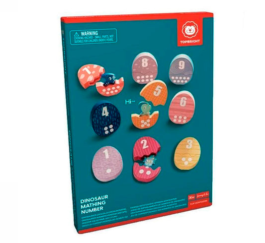 TOP BRIGHT - JEU ASSOCIATION NOMBRES DINO