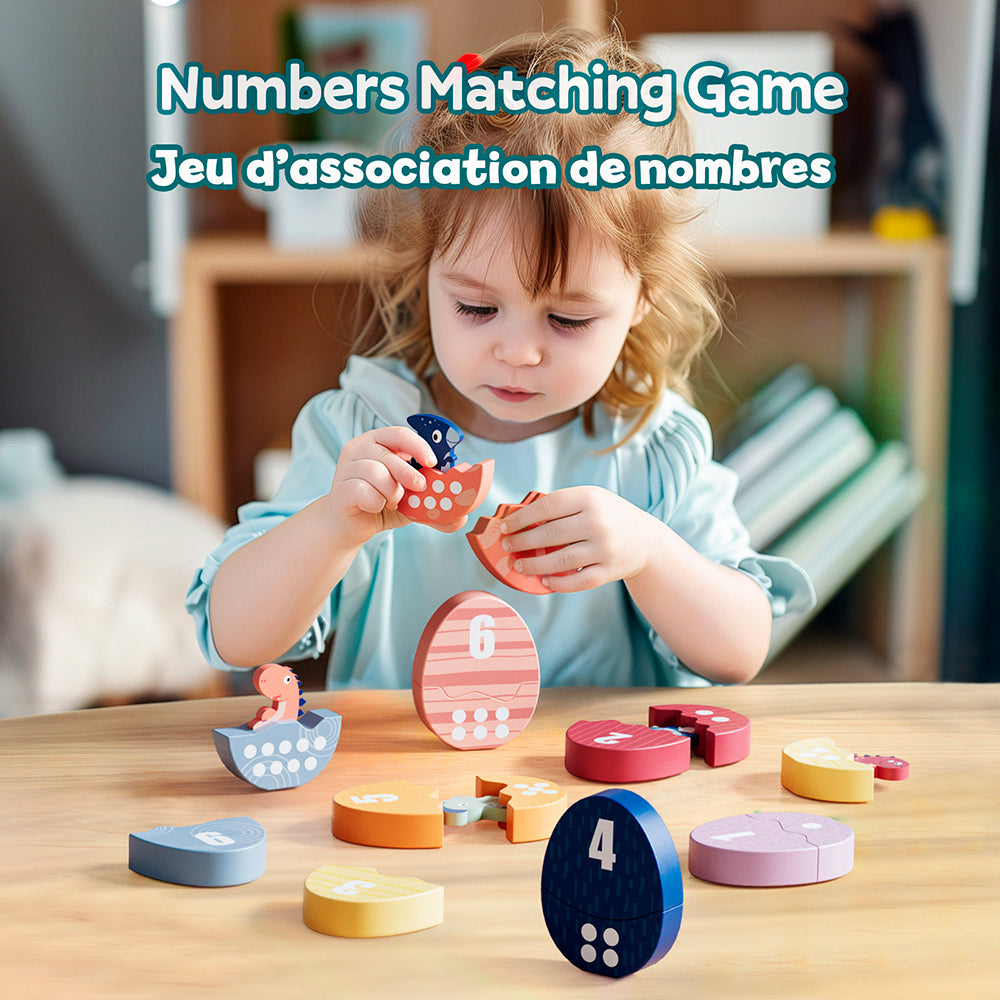 TOP BRIGHT - JEU ASSOCIATION NOMBRES DINO