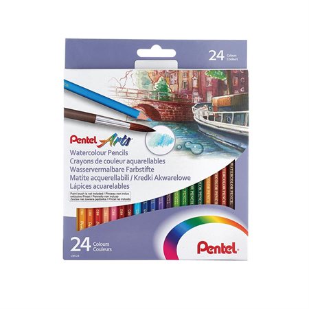 CRAYONS COULEURS AQUARELLABLES ARTS @24