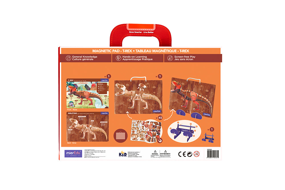 MIEREDU- PLAQUE MAGNETIQUE TYRANNOSAURE