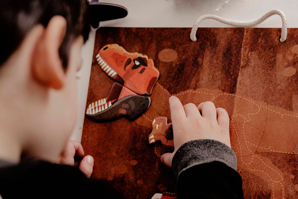 MIEREDU- PLAQUE MAGNETIQUE TYRANNOSAURE