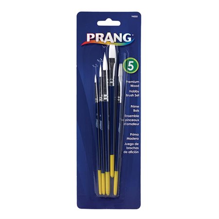 ENSEMBLE DE PINCEAUX "PRANG" @5