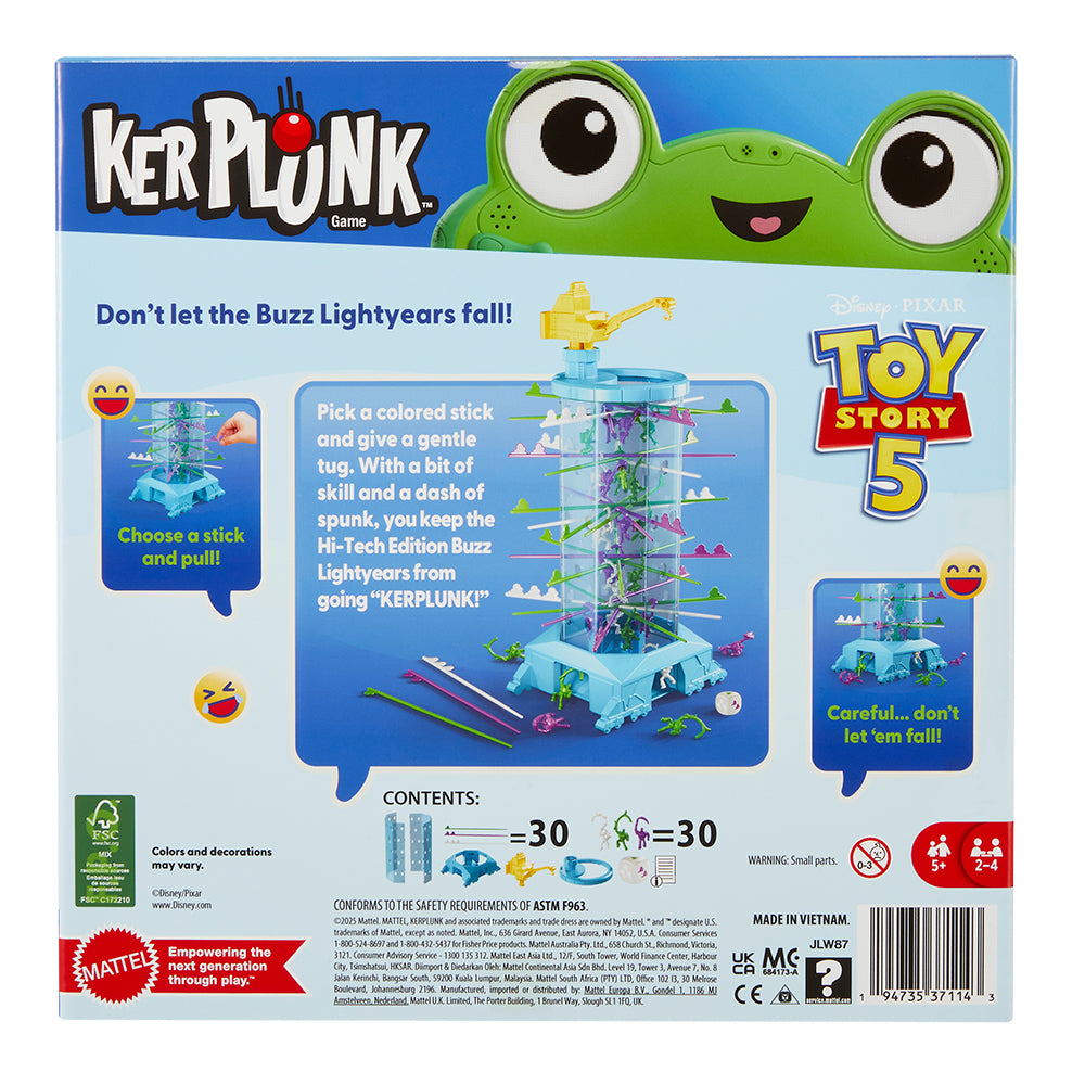 MATTEL - JEU KERPLUNK HISTOIRE DE JOUETS 5