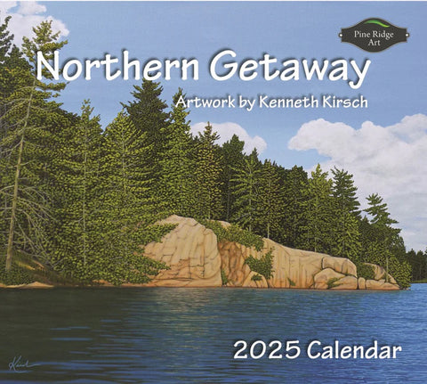 PINE RIDGE ART - CALENDRIER NORTHERN GETAWAY 2025