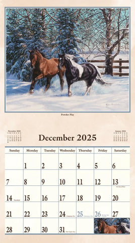 PINE RIDGE ART - CALENDRIER HOOF BEATS 2025