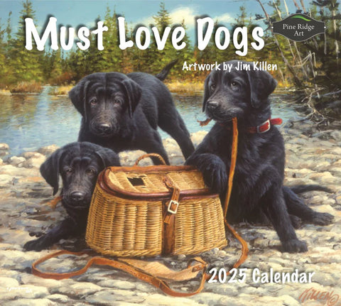 PINE RIDGE ART - CALENDRIER MUST LOVE DOG'S 2025