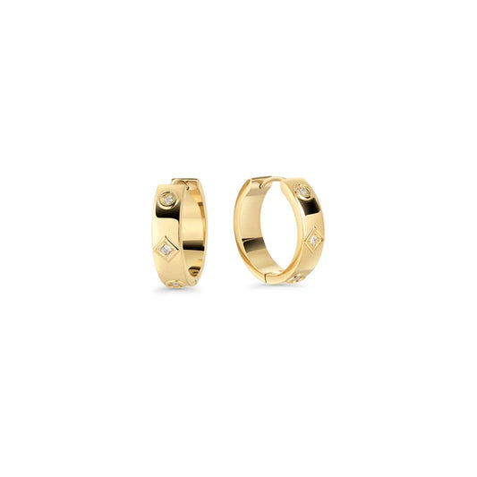 MIA BIJOUX - BOUCLE D'OREILLE DORMEUSE "ISALYA" OR