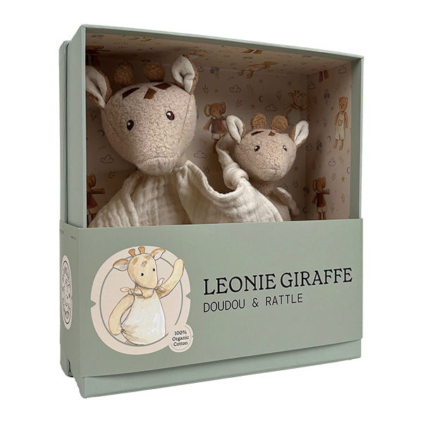 EGMONT - ENSEMBLE  DOUDOU &HOCHET LEONIE LA GIRAFE