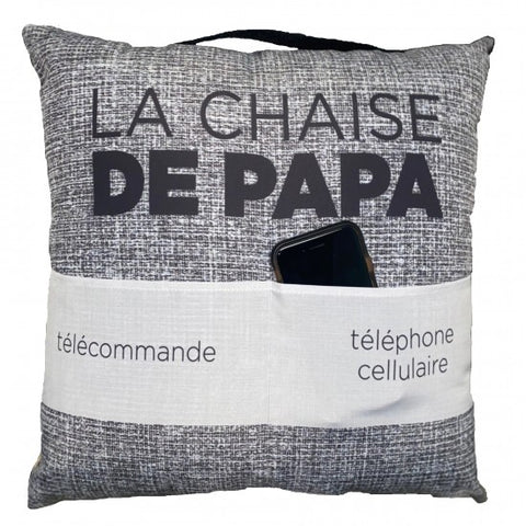 COUSSIN POUR LIVRE - LA CHAISE A PAPA