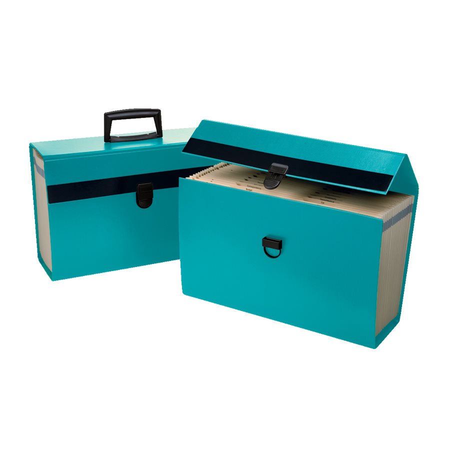 Classeur portatif Portafile®  turquoise foncé