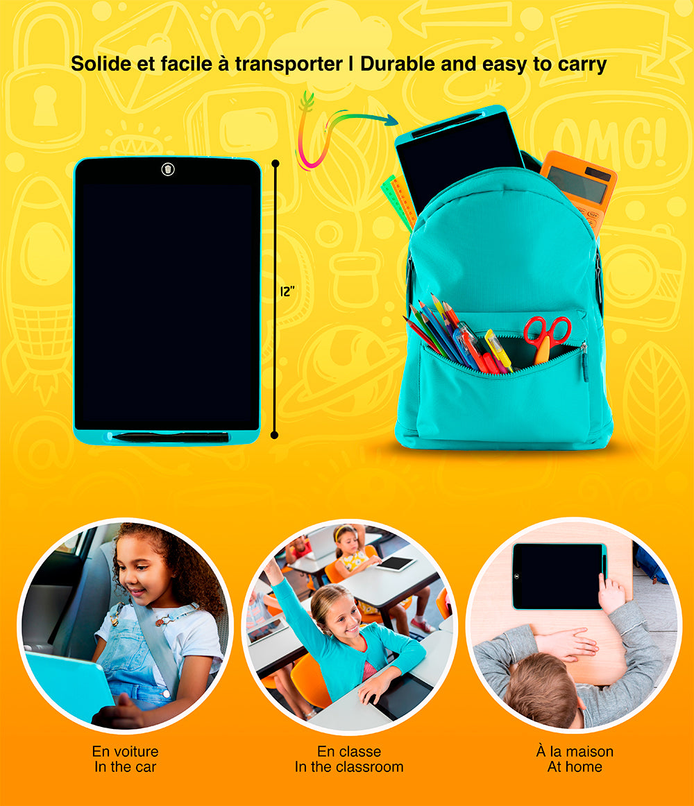 KID - TABLETTE EFFACABLE "COLOUR DOODLE"