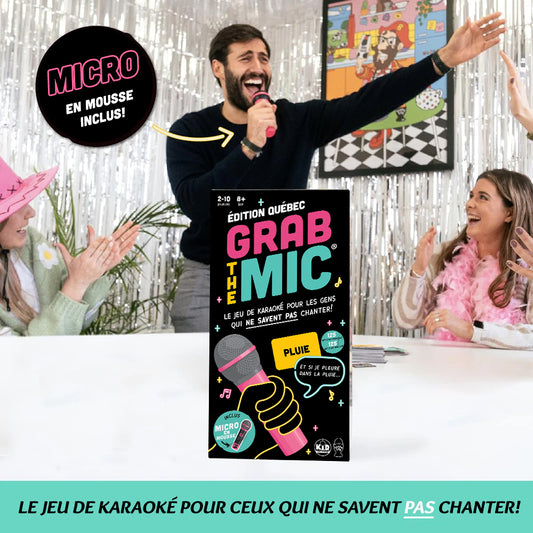 JEU GRAB THE MIC - EDITION QUEBEC