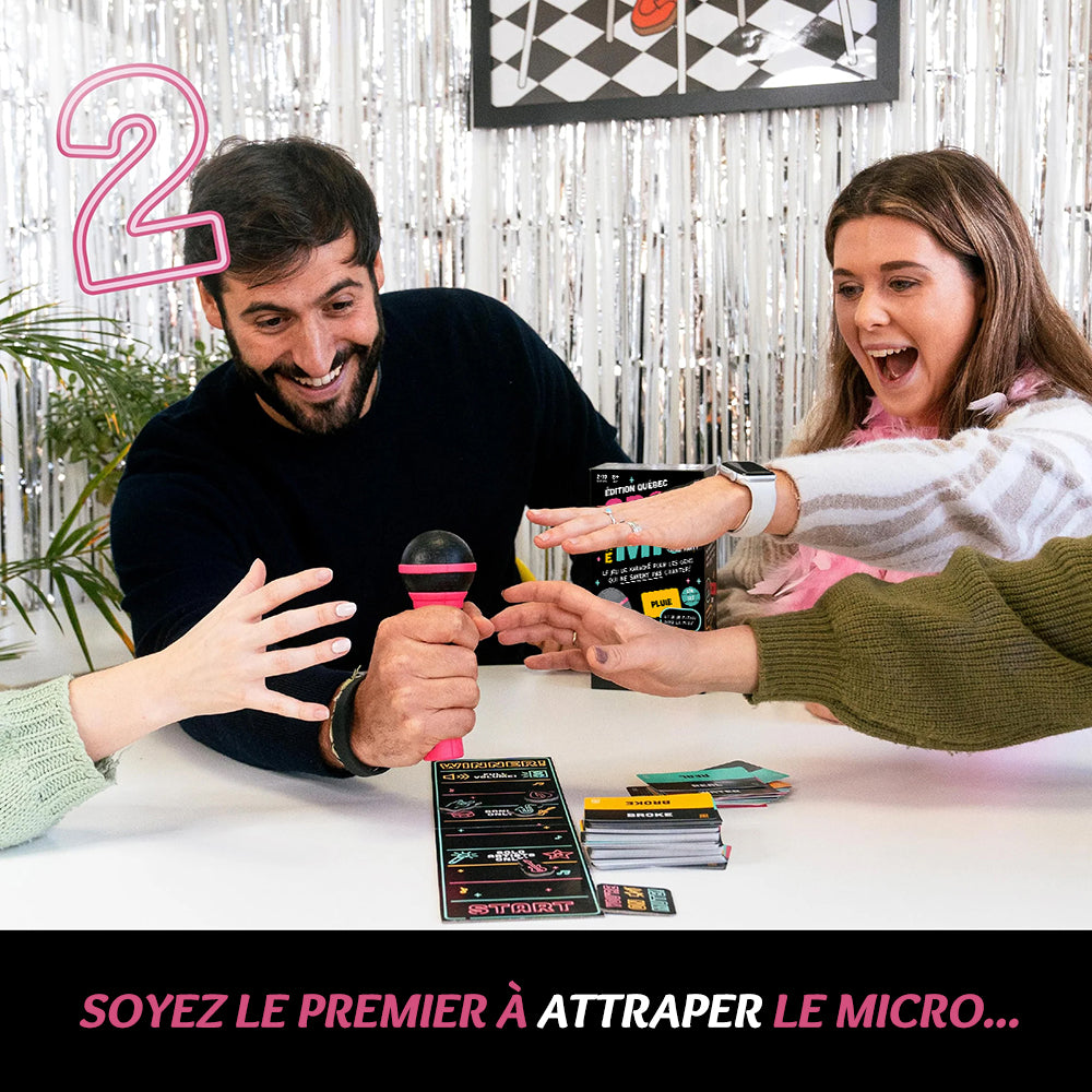 JEU GRAB THE MIC - EDITION QUEBEC