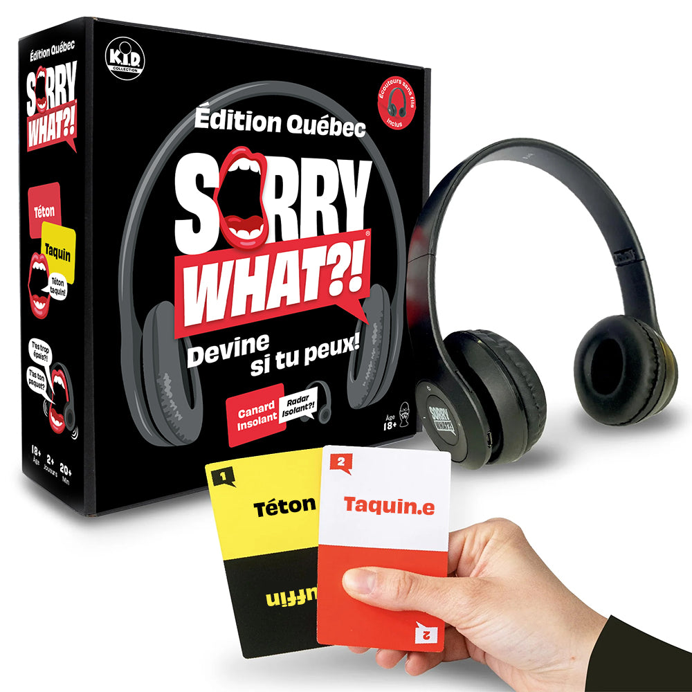 JEU SORRY WHAT? - EDITION QUEBEC