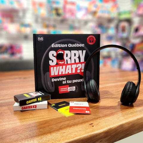 JEU SORRY WHAT? - EDITION QUEBEC