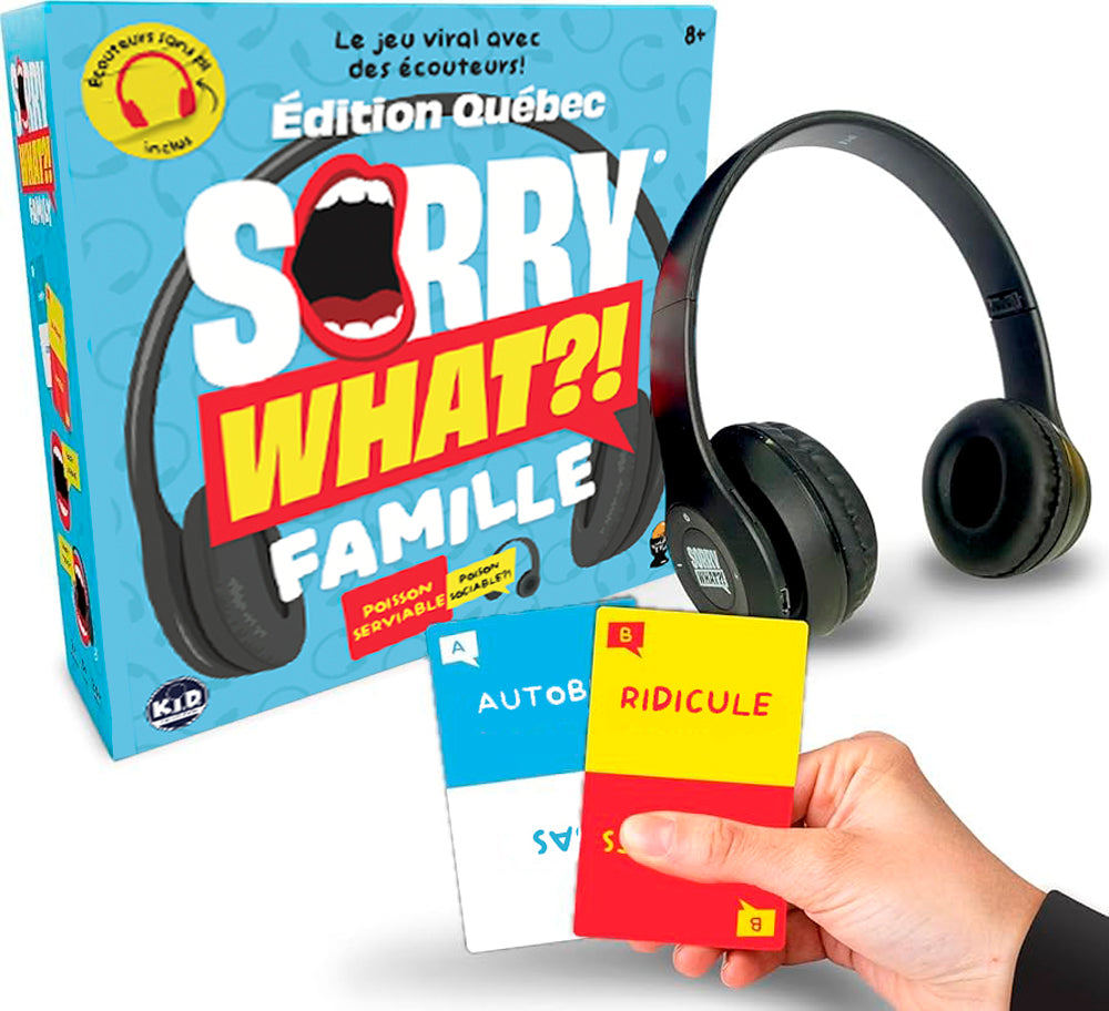 KID COLLECTION -  JEU SORRY WHAT? EDITION FAMILLE