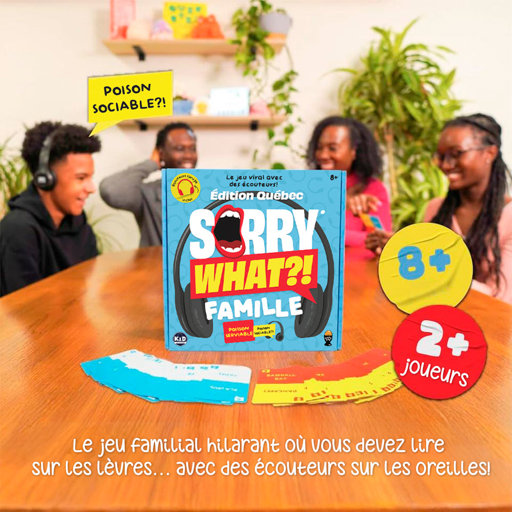 KID COLLECTION -  JEU SORRY WHAT? EDITION FAMILLE