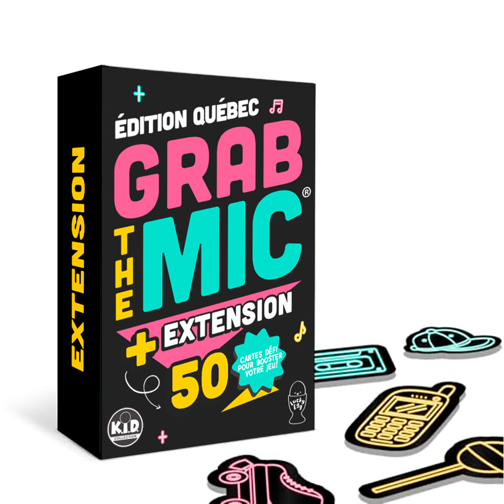 KID COLL- JEU GRAB THE MIC EXTENSION EDITION QUEBEC