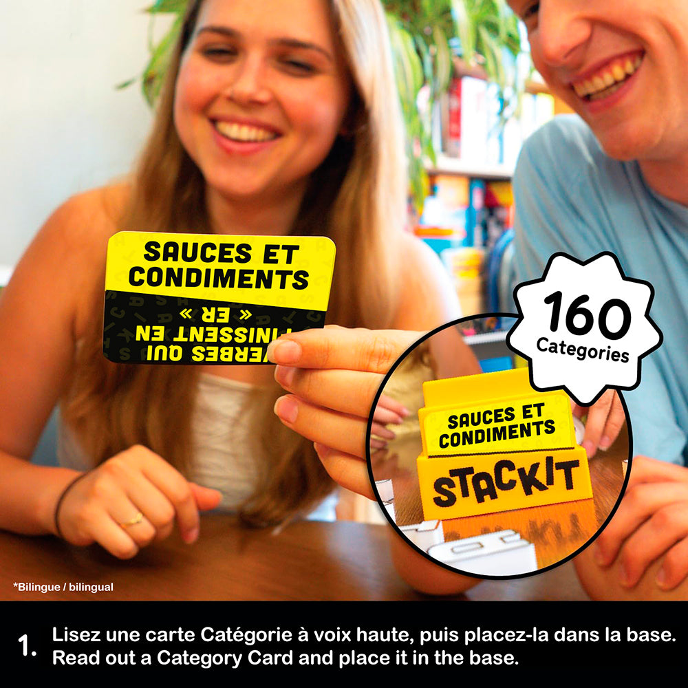 KID COLLECTION - JEU STACK IT - VERSION BILINGUE