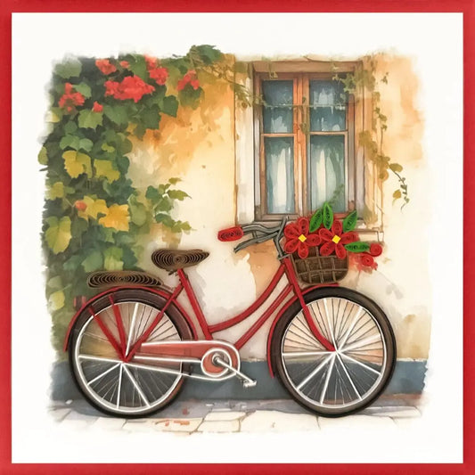 CARTE DE SOUHAIT : BICYCLETTE