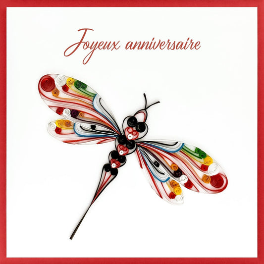 CARTE DE SOUHAIT : LIBELLULE