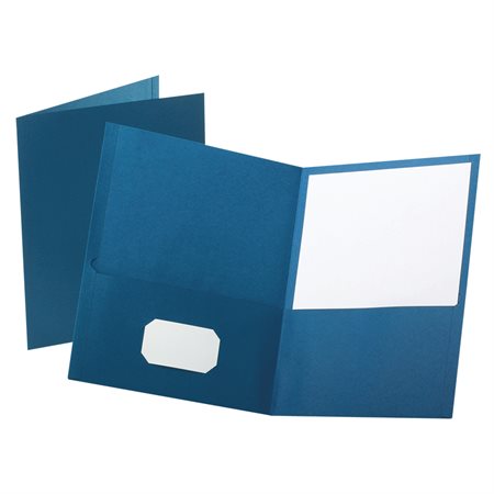 Couverture de présentation à pochettes - Bleu foncé